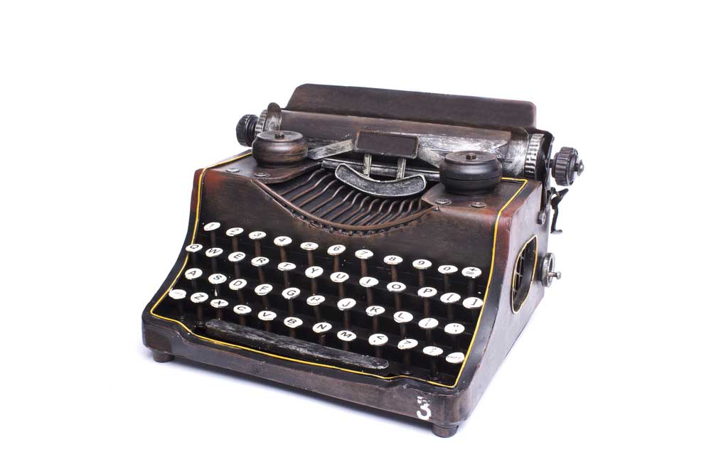 picture of typewriter