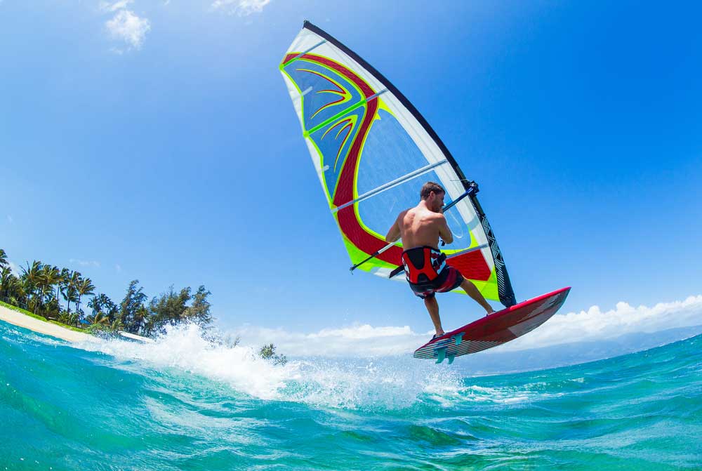 picture of windsurfing